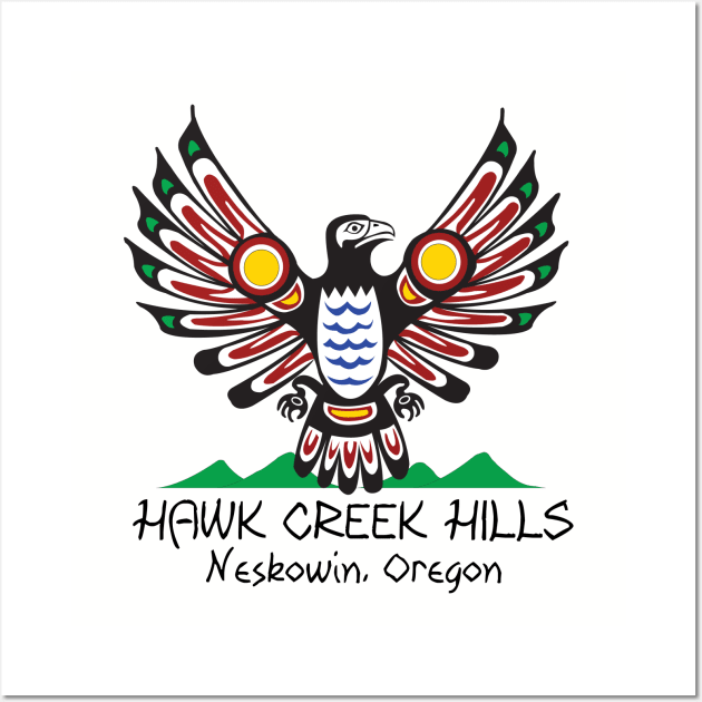 Neskowin, Oregon Hawk Creek Hills Wall Art by KDStudio